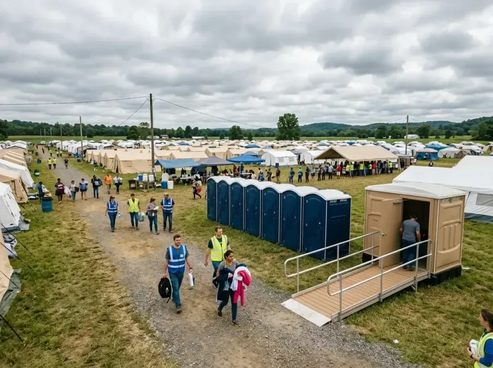 disaster-relief-camp-restrooms-010 — frequently asked questions, Dumpster & Portable Bathrooms Rental in Lakeview, OR